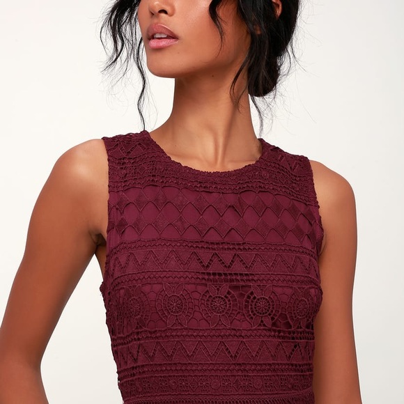 Midi Dress (Purple Plum) - Picture 5 of 5